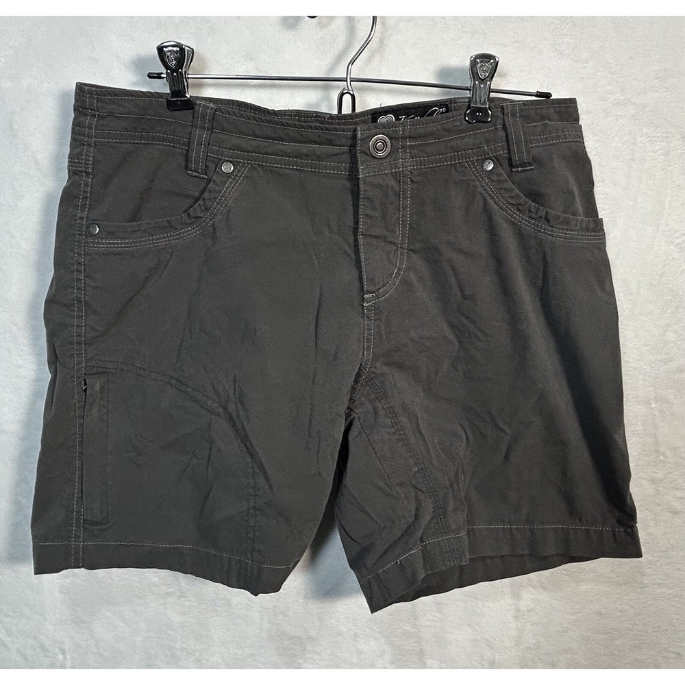 KUHL TREKR Short 6" Inseam SZ 10 Charcoal Comfort Stretch Lightweight‎ Strength